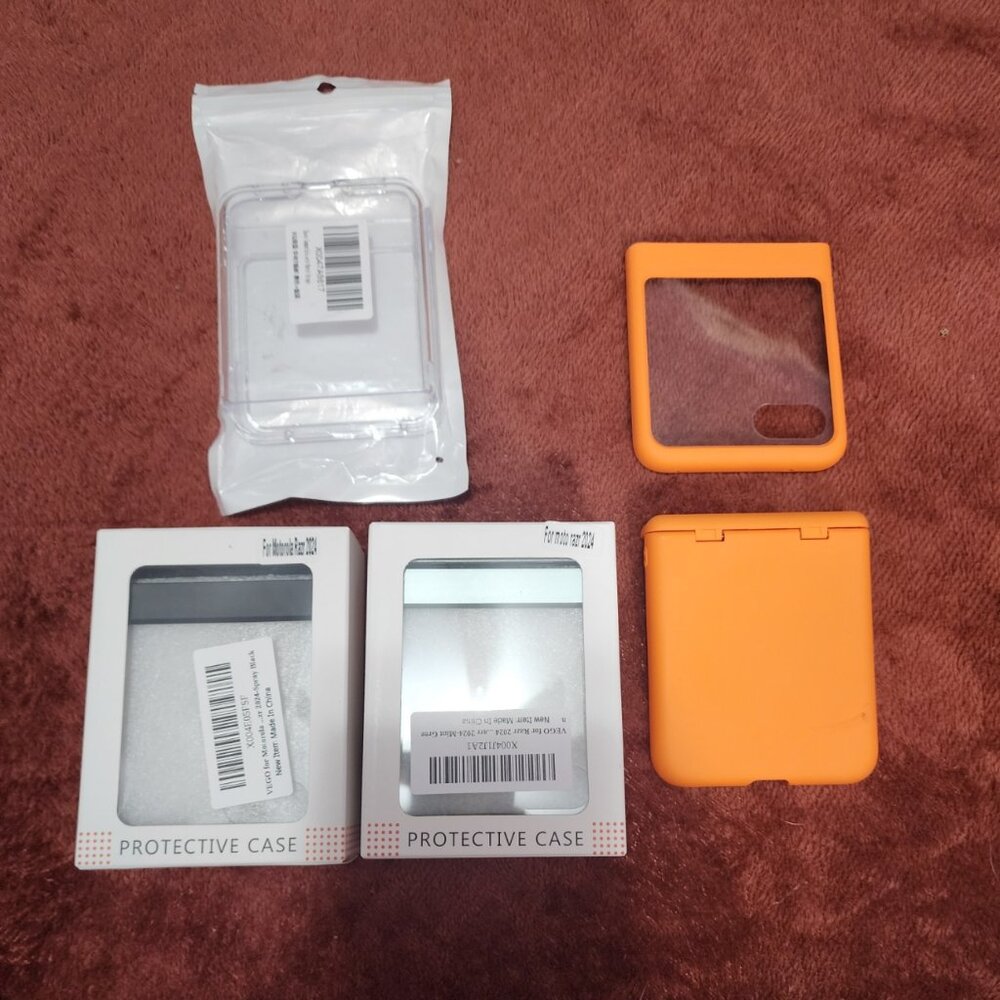 Lot of 4 Razr 2024 Cell Phone Cases (347)